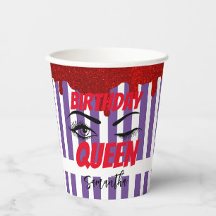 Glitter Chic Birthday 18th   21e   40e   50e Papieren Bekers