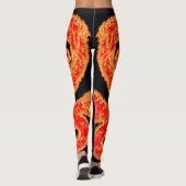 Glitter Chinees Lunar Nieuwjaar van de Draak Leggings (Achterkant)