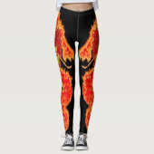 Glitter Chinees Lunar Nieuwjaar van de Draak Leggings (Voorkant)