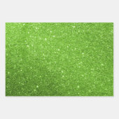 Glitter Christmas Wrapping Paper - Rood Groen Goud (Voorkant 2)