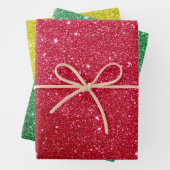 Glitter Christmas Wrapping Paper – Schattige en mo (In situ)