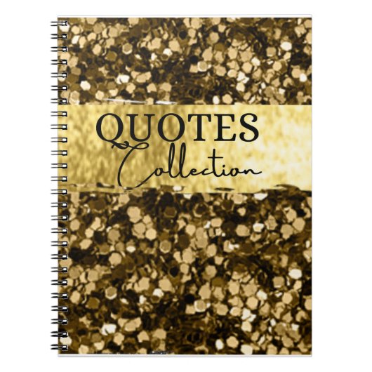 glitter citaten verzameling notities notitieboek (Voorkant)