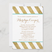 Glitter Class of Afstuderen Announcement 2015 Kaart (Achterkant)