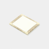 Glitter Classic Glamour Sparkle Faux Post-it® Notes (Schuin)