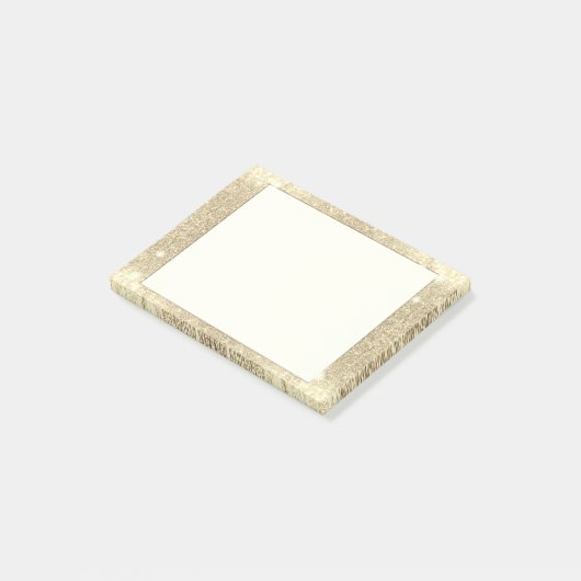 Glitter Classic Glamour Sparkle Faux Post-it® Notes (Schuin)