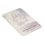 Glitter Classy baby Zijn covid buiten Kerstmis Magneet (Rechterzijde)