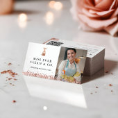 Glitter Cleaning & Maid Services Foto en QR-code Visitekaartje