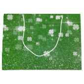 Glitter Clover voor mousserende windkle - Large Gi Large Cadeautasje (Voorkant)