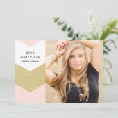 Glitter Collectie | Aankondiging Afstuderen (Staand voorkant)