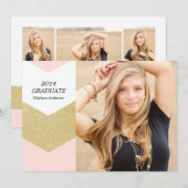 Glitter Collectie | Aankondiging Afstuderen (Voorkant / Achterkant)