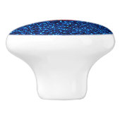 Glitter Colorado vlag ronde kast pull knop (Zijkant)