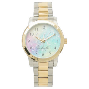 Glitter Colorful Glamoureus  Patroon Horloge
