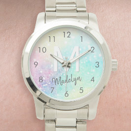 Glitter Colorful Glamoureus  Patroon Horloge