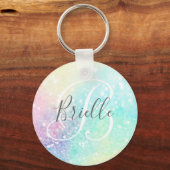 Glitter Colorful Glamoureus  Patroon Sleutelhanger (Voorkant)