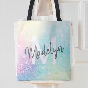 Glitter Colorful Glamoureus  Patroon Tote Bag