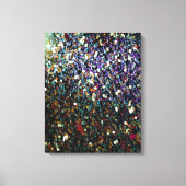 Glitter comet & sterren canvas afdruk (Voorkant)