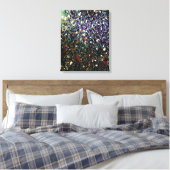 Glitter comet & sterren canvas afdruk (Insitu (Slaapkamer))