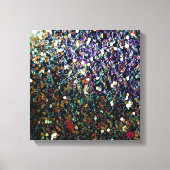Glitter comet & sterren canvas afdruk (Voorkant)
