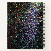 Glitter comet & sterren notitieboek (Achterkant)