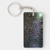 Glitter comet & sterren sleutelhanger (Voorkant)