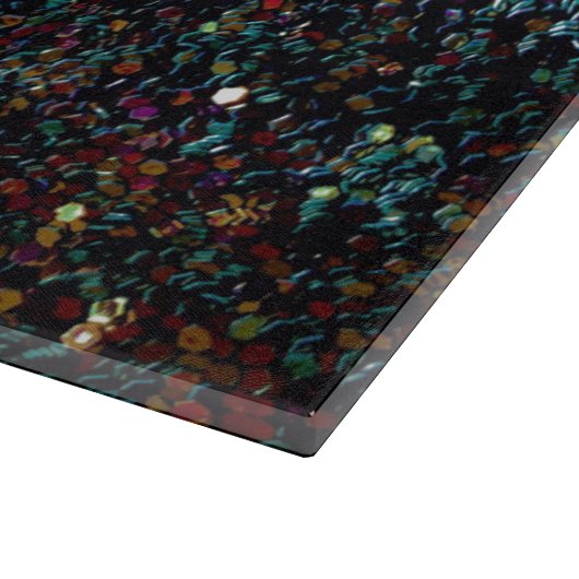 Glitter comet & sterren snijplank (Hoek)