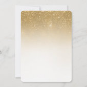 glitter confetti 50th bruiloft kaart (Achterkant)