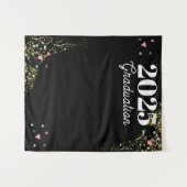 Glitter Confetti  Afstudeerachtergrond Wandkleed (Voorkant (horizontaal))