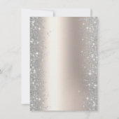 Glitter Confetti Balloons Champagne 90ste Verjaard Kaart (Achterkant)