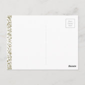 Glitter Confetti Bedankt Briefkaart (Achterkant)