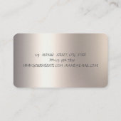 Glitter Confetti Bloemenbezem Visitekaartje (Achterkant)