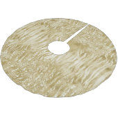 Glitter Confetti Glitzy Zebra Afdrukken Kerstboom Rok (Gekanteld)