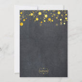 Glitter Confetti Multi Photo Afstuderen Kaart (Achterkant)