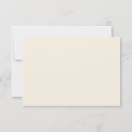 Glitter Confetti Peacock Feather Blue RSVP (Achterkant)