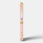 Glitter Confetti poka Dots goudroze Case-Mate iPhone Case (Achterkant / Links)