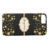 Glitter Confetti poka Dots Sparkle Case-Mate iPhone Case (Achterkant (Horizontaal))