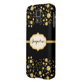 Glitter Confetti poka Dots Sparkle Case-Mate Samsung Galaxy Hoesje (Achterkant Links)