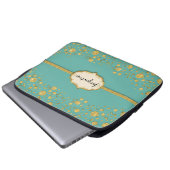 Glitter Confetti poka Dots Sparkle Laptop Sleeve (Voorkant onderkant)