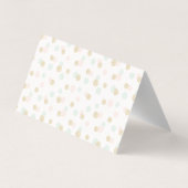 Glitter Confetti | Polka Dot | Vrouwelijke Schoonh Visitekaartje (Achterkant)