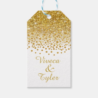 Glitter Confetti Shower | goudwit Cadeaulabel