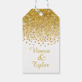 Glitter Confetti Shower | goudwit Cadeaulabel (Achterkant)