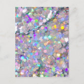 Glitter Confetti Sparkles Briefkaart (Voorkant)