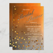 Glitter Confetti sunset Vrijgezellenfeest Weddensc Kaart (Voorkant / Achterkant)