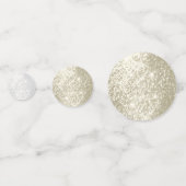 Glitter-Confetti voor goud en witte glitter Confetti (Voorkanten)