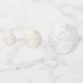 Glitter-Confetti voor goud en witte glitter Confetti (Achterkanten)