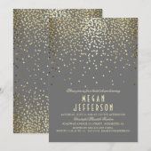 Glitter Confetti  Vrijgezellenfeest Kaart (Voorkant / Achterkant)