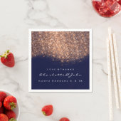 Glitter Copper Blue Navy White Servet (Insitu)