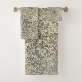 Glitter Crackle Moderne Chic Glam Sparkle Bad Handdoek (Insitu)