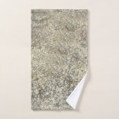 Glitter Crackle Moderne Chic Glam Sparkle Bad Handdoek (Handdoek)