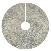 Glitter Crackle Moderne Chic Glam Sparkle Kerstboom Rok (Voorkant)