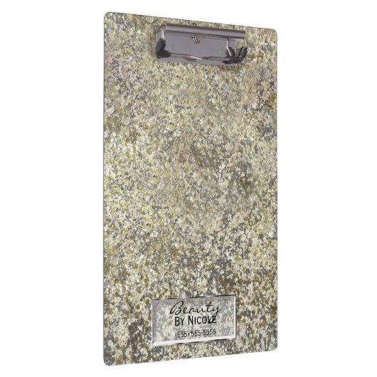 Glitter Crackle Moderne Chic Glam Sparkle Klembord (Rechts)